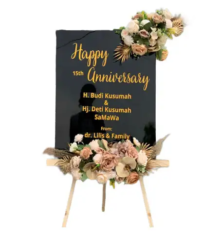 Papan Bunga Akrilik Tritis